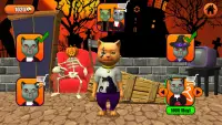 Mówi Cat Leo Halloween Zabawa Screen Shot 4