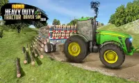 Farmer Heavy Duty Tractor Driving Sim 2018 Screen Shot 0