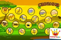 саванна - головоломки и цвет - Игры для детей Screen Shot 9