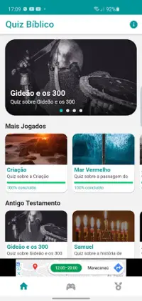 Quiz Bíblico - Perguntas e Respostas da Bíblia Screen Shot 0