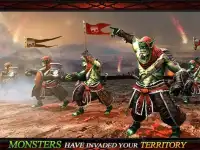 Ninja vs monstre - Guerriers E Screen Shot 10
