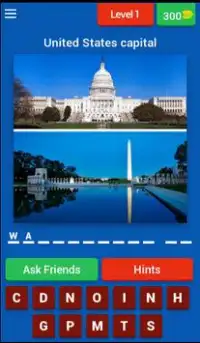 World Capitals City Quiz Screen Shot 0