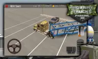 Big Armee LKW Parkplatz 3D Screen Shot 2