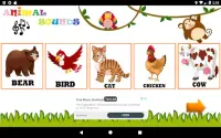 Sonidos de animales, Aprender animales para niños Screen Shot 9