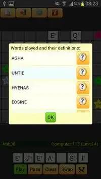 Mobile Words Free Screen Shot 2