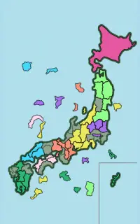 日本地図パズル Screen Shot 3