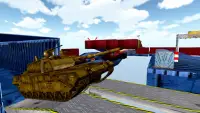 Trilhas impossíveis de tanques do exército: Simula Screen Shot 1
