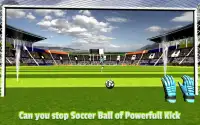 Prawdziwe 3D Soccer Goalkeeper Screen Shot 0