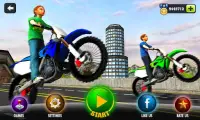 Kids MotorBike Stunt Rider 3D Screen Shot 0