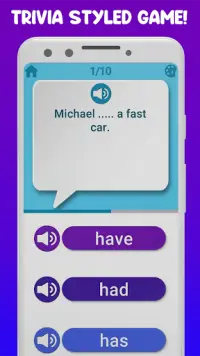 English Grammar Skills : Play and Learn English Screen Shot 3