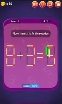 Matches Math Screen Shot 0