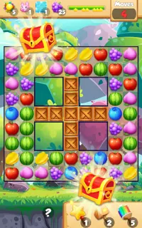Fruits Forest Rescue - Match 3 Game Screen Shot 2