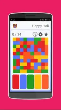 Happy Holi : Puzzle Game Screen Shot 2