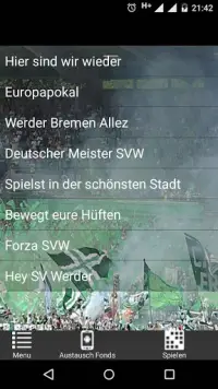 Fangesänge - Werder Bremen Screen Shot 0