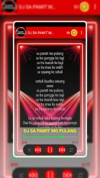DJ SA PAMIT MO PULANG REMIX   LIRIK Screen Shot 5