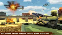 военные пулеметчик танк игры Screen Shot 4