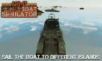 Army Rescue Boat Simulator 3D Screen Shot 1