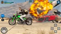 고속도로 자전거 라이더 스턴트 게임 Screen Shot 3