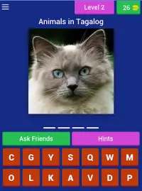 Animals Quiz Game (Learn Filipino Language) Screen Shot 5