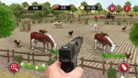 उन्माद चिकन शूटर 3 डी: गन के साथ शूटिंग खेलों Screen Shot 6