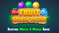 Fruit Splash Puzzle - Color Match Fruit Games 2021 Screen Shot 0