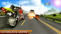 Crazy Bike Attack Race - Moto Shooter Screen Shot 2