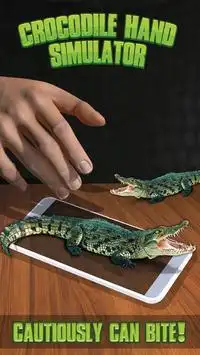 Simulador de mão de crocodilo Screen Shot 1