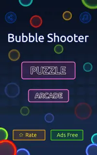 BUBBLE SHOOTER DELUXE-네온 버블 슈터 Screen Shot 6
