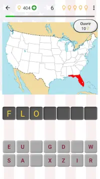 Les 50 États des États-Unis et leurs capitales Screen Shot 0