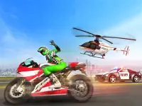 Motorrad entkommen Polizei Chase: Moto vs Cops Car Screen Shot 9