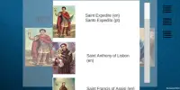 Memory game of the saints of the Catholic Church Screen Shot 5