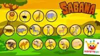 Savanna - Puzzle y Juegos de Colorear para Niños Screen Shot 4