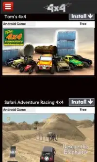 4x4 Rennfahrerspiele Screen Shot 0