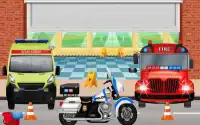 Car Wash Salon: Firetruck, Police Moto & Ambulance Screen Shot 10