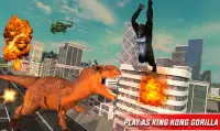 Monster Dino Vs King Kong-City Rampage Simulator Screen Shot 5