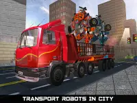 Caminhão do transporte Robot C Screen Shot 5