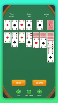 Solitaire Screen Shot 2