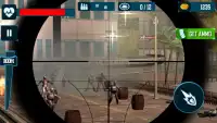 ゾンビの狙撃狩りゲームの3D Screen Shot 4