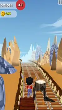 Shiva Subway Runner 3D Screen Shot 1