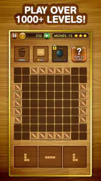 Wood Blocks Block Puzzle Games Screen Shot 2