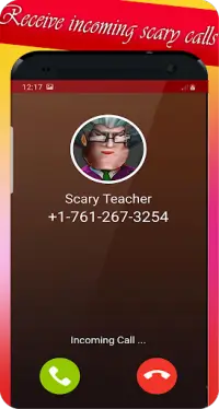 video call from scary teacher, and chat prank Screen Shot 6