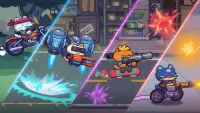 Cat Gunner: Super Força (Pixel Zombie Shooter) Screen Shot 1