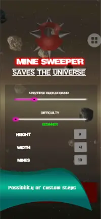 Mine Sweeper Saves The Universe Screen Shot 1