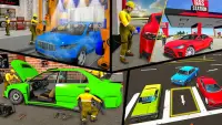 Gas Station Car Parking: 3D Auto Workshop Screen Shot 4