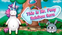 Hello Unicorn! Rainbow adventure Screen Shot 0