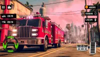 jogos de caminhão de bombeiros Screen Shot 1