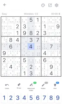 Sudoku - Classic Sudoku Puzzle Screen Shot 5