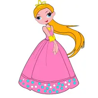 PRINCESS COLORING Screen Shot 1