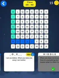 Genius Word Search Puzzles - Solve Tricky Riddles Screen Shot 9