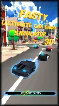 Fasty - Ultimate Car Chase Simulator 3D - Free Screen Shot 0